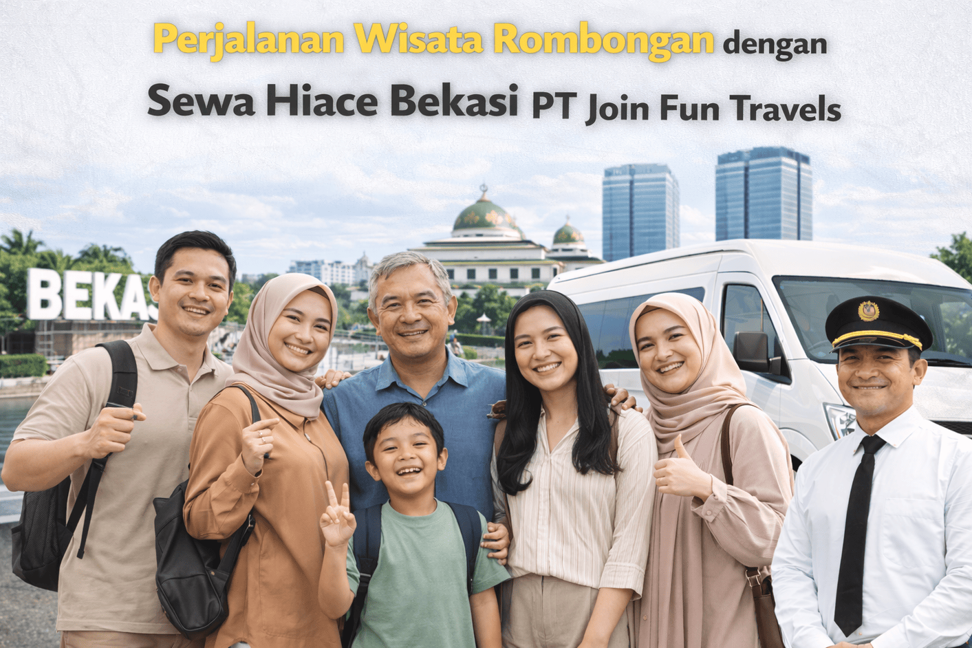 sewa hiace Bekasi joinfuntravels.co.id